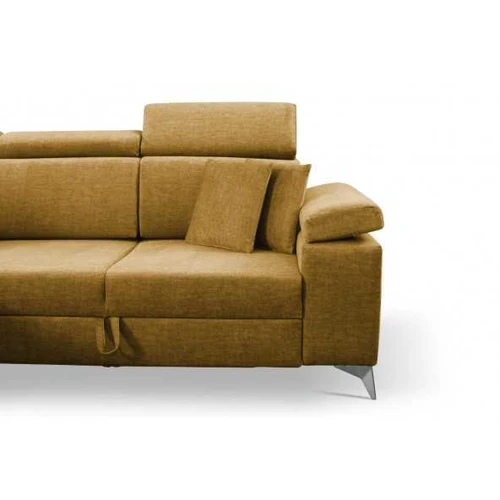 Didelė kampinė sofa su T30 putomis ir spyruoklėmis