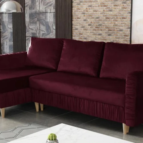 Minkštas kampas DA1164, bordo