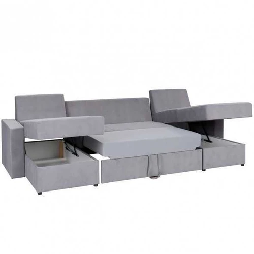 Moderni dviaukštė lova su gofruotomis spyruoklėmis