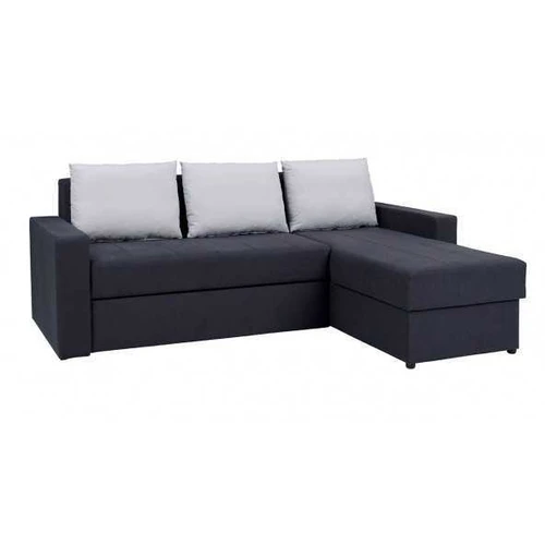 Minkšta Cashmere audinio sofa su patalynės konteineriu