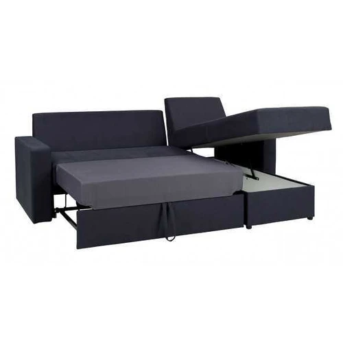 Didelė kampinė sofa su cashmere audiniu ir atskiriamomis pagalvėlėmis