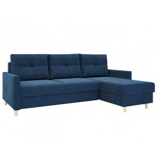 Plati kampinė sofa su T30 puta ir „Bonell“ spyruoklėmis