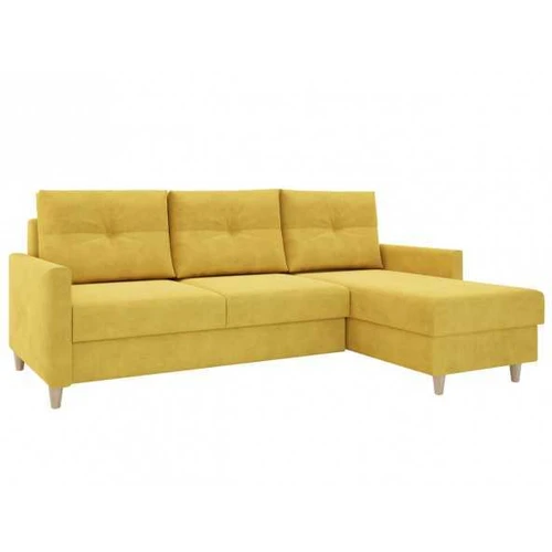 Plati 223 cm kampinė canapė su atlošu