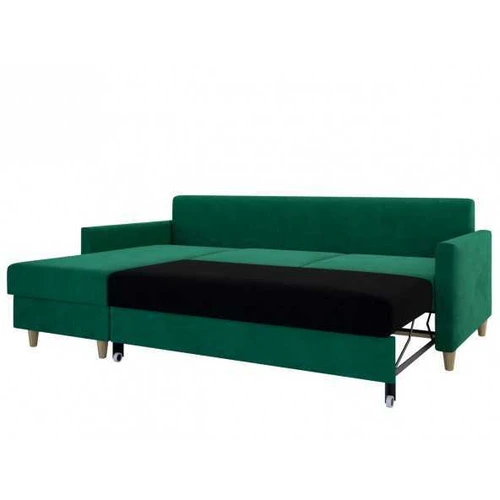 Plati 223 cm kampinė sofa su T30 puta ir gofruota spyruokle