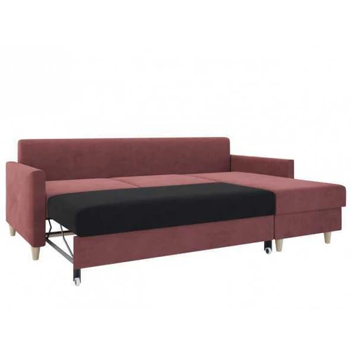 Išskleidžiama kampinė sofa su „Bonell“ spyruoklėmis