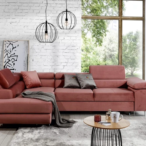 Minkštas kampas EL1637, aksomas