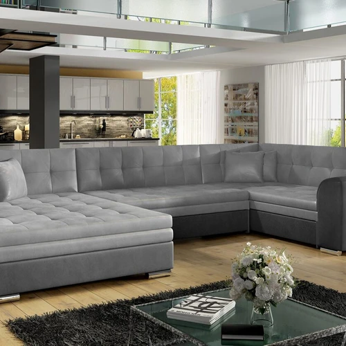 Minkštas kampas EL4013, pilkas