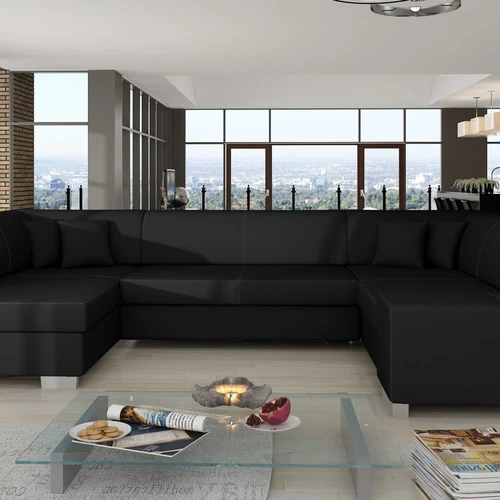 Minkštas kampas HAVANA, juodas