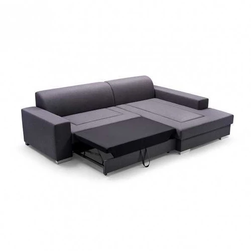 Minkšta kampinė sofė su mediniu rėmu ir 24 mėn. garantija