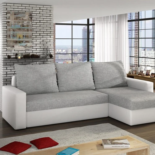 Minkštas kampas LIVIO, šviesiai pilkas