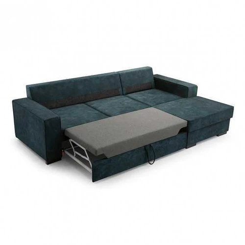 Ergonominė kampinė sofa su T30 putomis ir gofruotomis spyruoklėmis