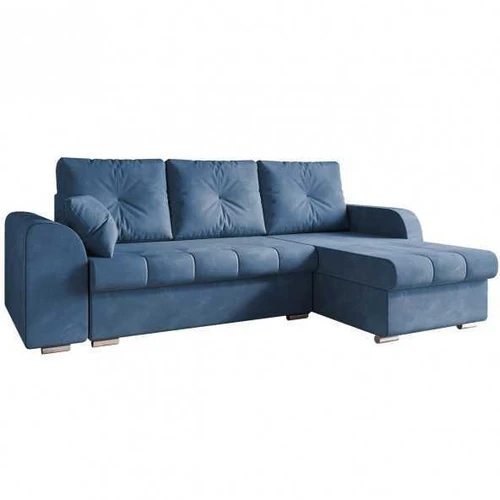 Ergonominė kampinė sofė su mediniu rėmu ir elastingomis putomis