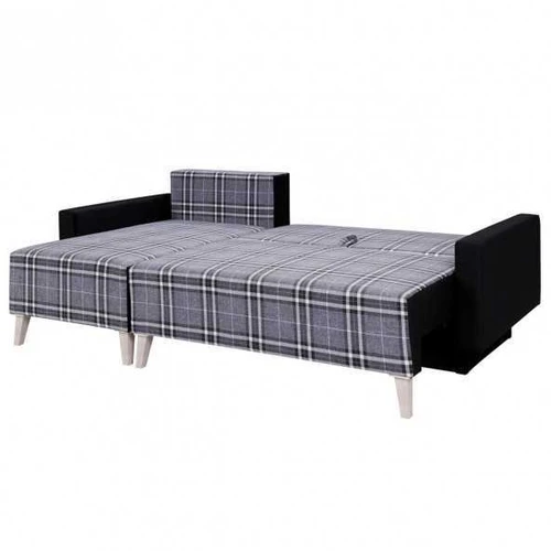 Medinės konstrukcijos kampinė lova su „Bonell“ spyruoklėmis