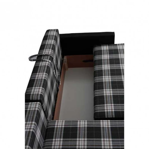 Plati 225 cm kampinė sofa su T30 puta ir miego funkcija