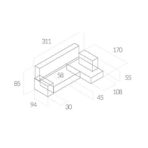 Aukštos kokybės minkštas kampas su poliuretano pagrindu