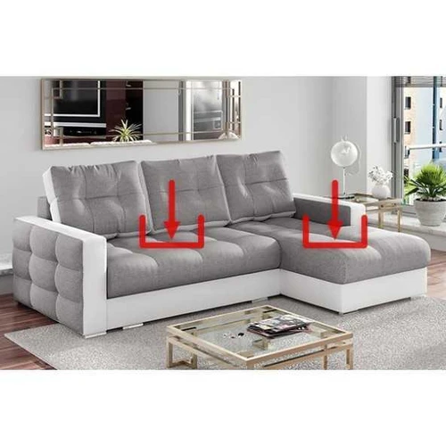 Modernus kampas su dviem patalynės dėžėmis