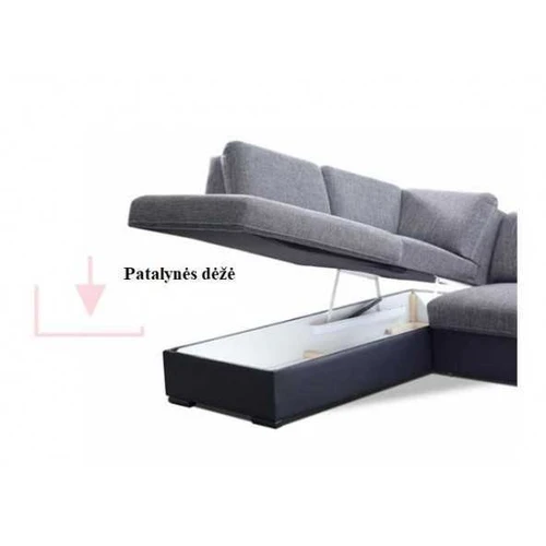 Dviaukštis lovynas su poliuretano pagalve ir miegojimo funkcija