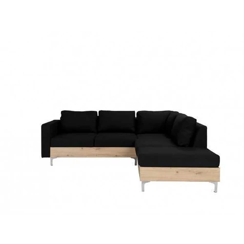 Stilinga ąžuolo dekoruota kampinė sofa dešiniajai pusei