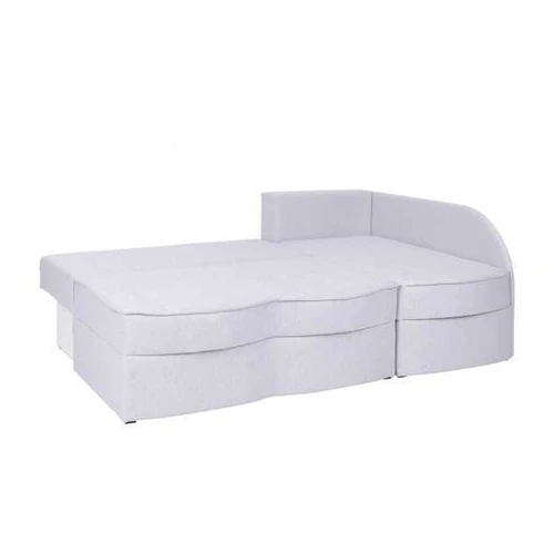 Patogi kampinė sofa su 200x120 cm miegamąja zona