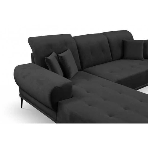 Plati 250 cm kampinė sofa su reguliuojamu atlošu