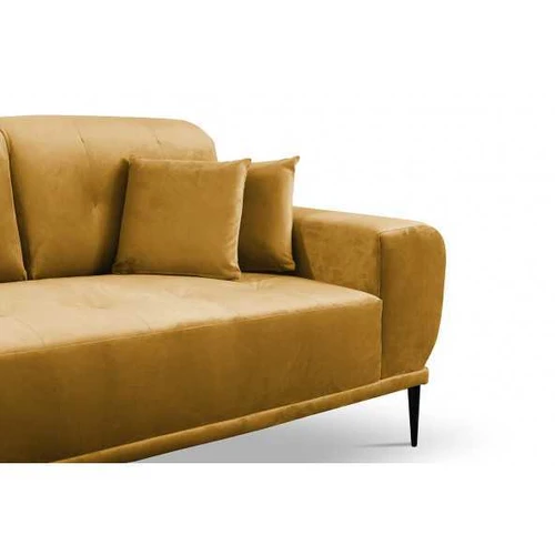 Plati 250 cm kampinė sofa su gofruotomis spyruoklėmis