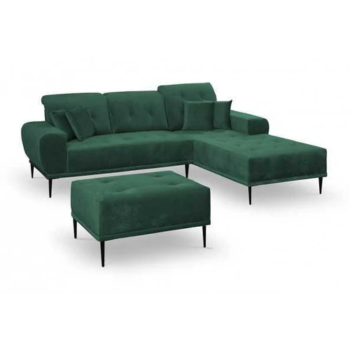 Patogi kampinė sofė su 250 cm pločio sėdyme