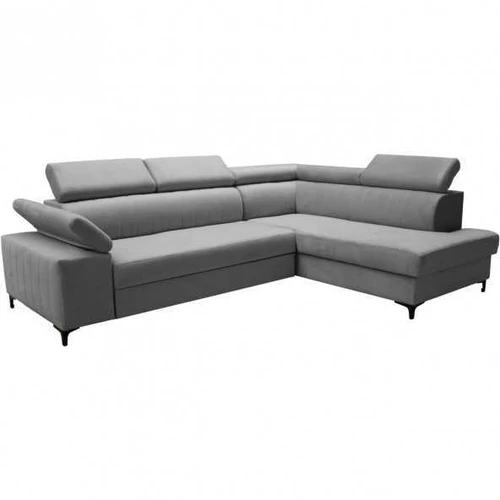 Modernus kampinis sofos kompleksas su reguliuojamais atlošais