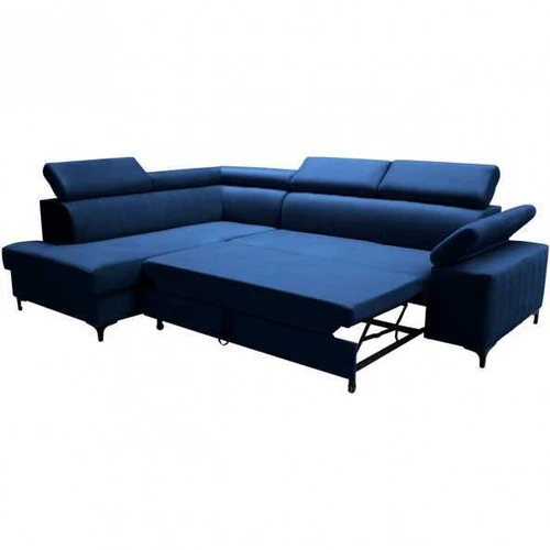 Minkšta kampinė sofa su reguliuojamais porankiais ir audiniu MANILA 26