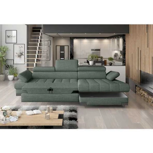 Moderni sofos lova su gofruotų spyruoklių sistema