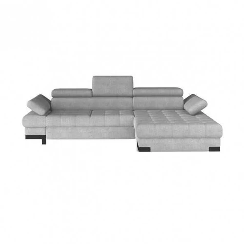 Ergonominė kampinė sofa su gofruotų spyruoklių sistema