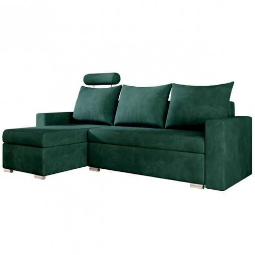 Ergonominė kampinė sofa su mediniu rėmu ir elastingomis putomis