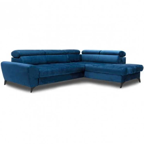 Laisvai pastatoma lova su audiniu aptraukta nugarėle