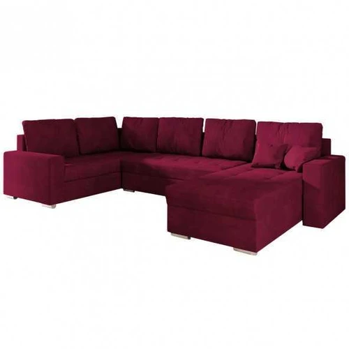 Erdvus kampinis sofos komplektas su patalynės konteineriu