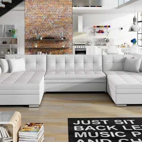 Minkštas kampas VENTO, baltas