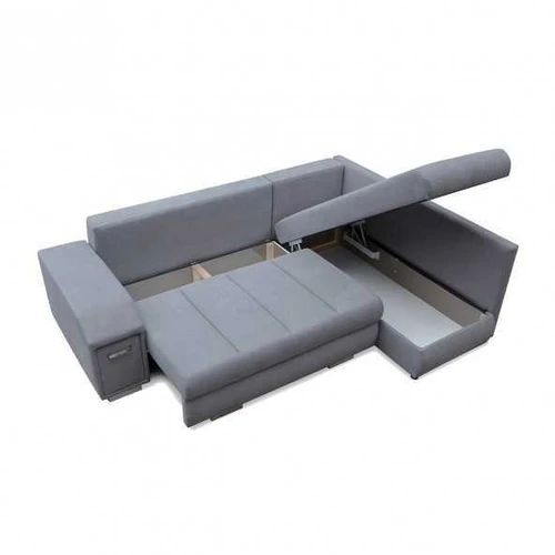 Medinio rėmo sofė su 24 mėn. garantija ir laisvai pastatoma nugarėle