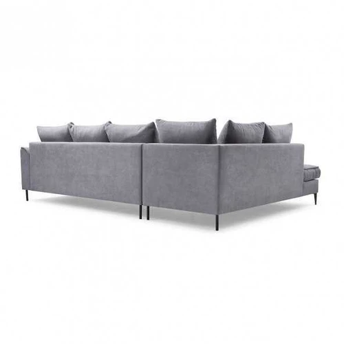 Laisvai pastatoma kampinė sofa su gofruotomis spyruoklėmis