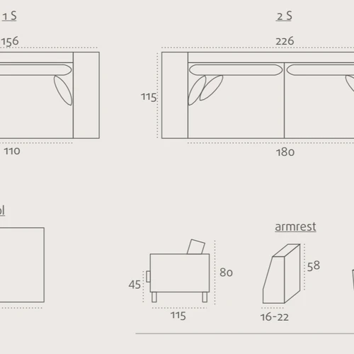 Įsigykite kokybiškus minkštus baldus atskirai arba komplektu