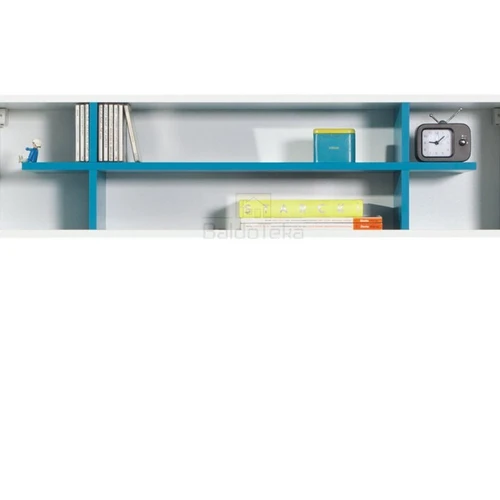 Ergonominiai stalai 115x30x25 cm – balta ir geltona/turkio kombinacija