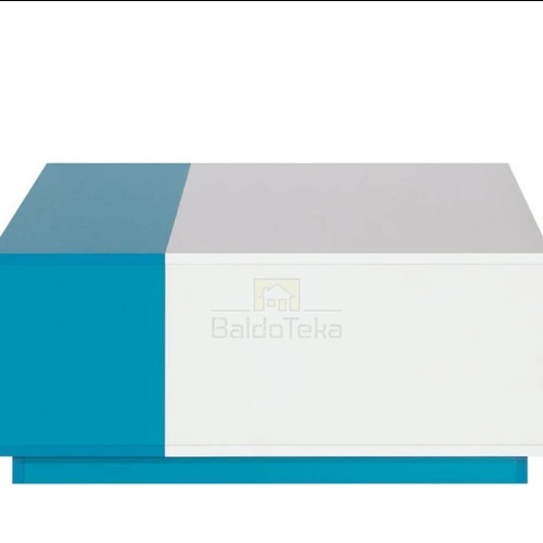 Ergonomiška spinta balta su geltona arba turkio spalvos kombinacija