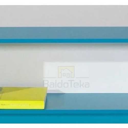 Stilinga spinta 80x35x80 cm, balta su geltona arba turkio atspalviais