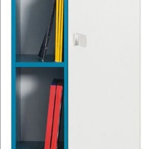 Moderni LMDP spinta – 45x135x40 cm, balta su geltona ar turkio