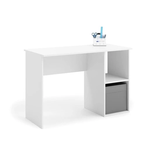 Modernus rašomasis stalas TAKO 80x120x55 cm, baltas