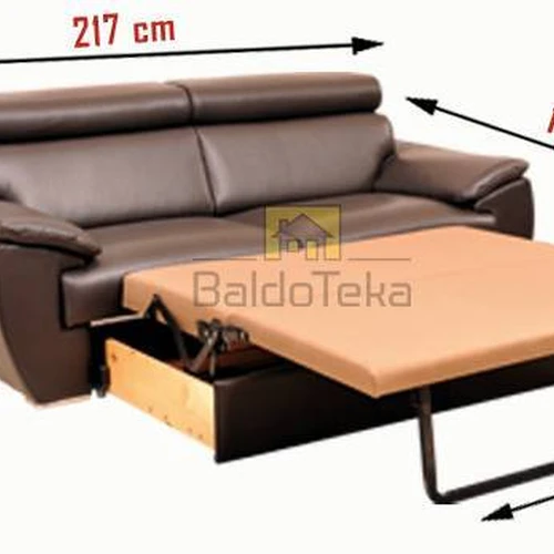 Išskleidžiamos sofos su zigzaginėmis spyruoklėmis