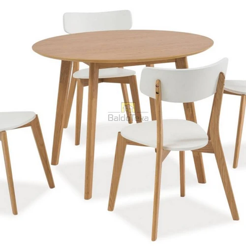 Kompaktiška spintelė balta/ąžuolas – 42-78/41/44 cm