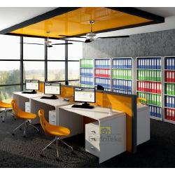 Ribotas kiekis – baltas blizgus MDF stalas 99 cm