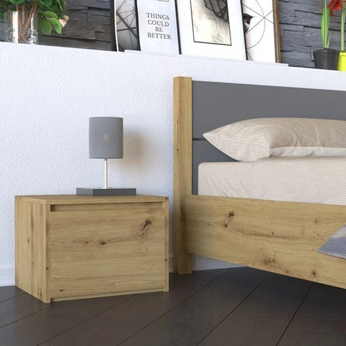 Patvari naktinė spintelė artisan oak spalvos