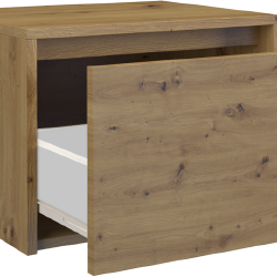 Kompaktiška ruda spintelė su ritininiais bėgeliais