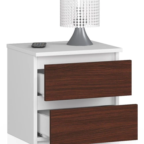 CLS 40 cm naktinis staliukas su talpiais stalčiais