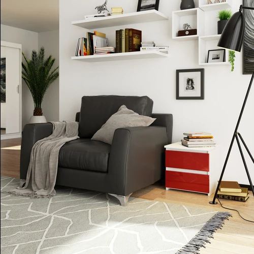 Estetiškas naktinis staliukas su ilgaamžiškumo garantija