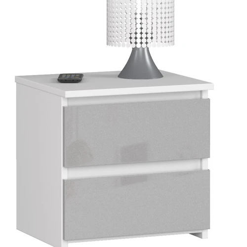 Naktinė spintelė NORE CL2 40 cm., šviesiai pilka
